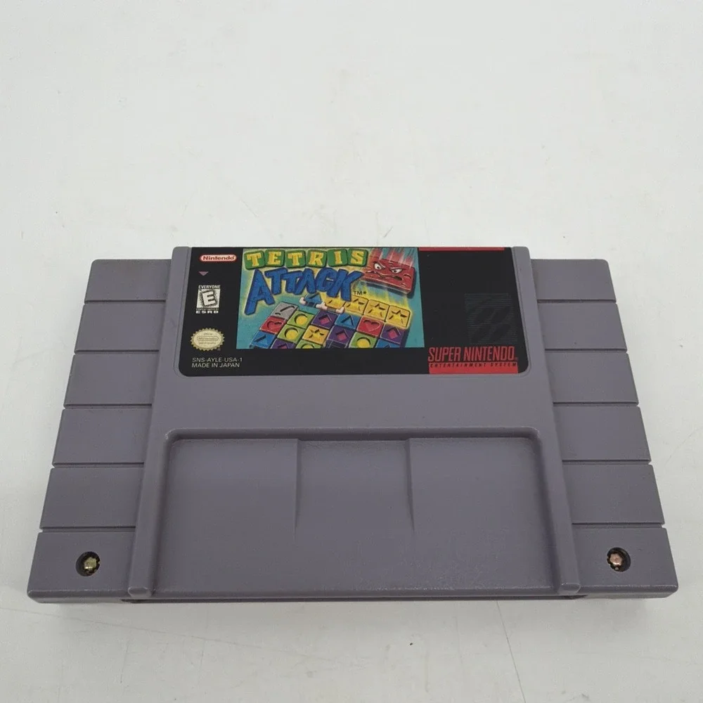 Tetris Attack (SNES) Loose Cart Only - Authentic Good Condition